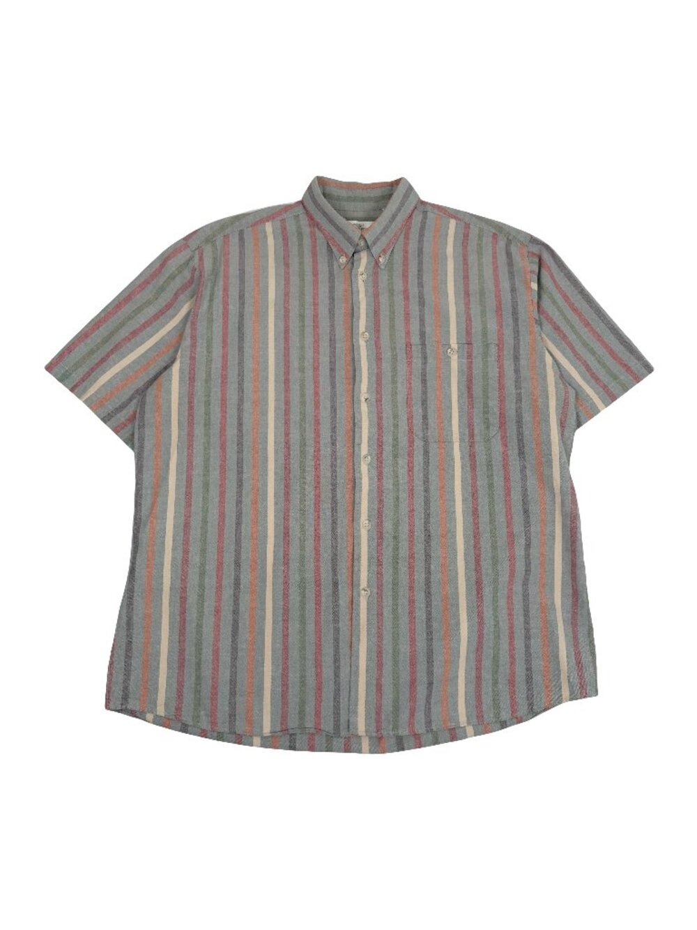 Vintage Marks & Spencer Striped Short Sleeve Shirt L